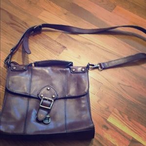 Small fossil crossbody bag